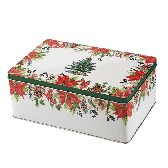 brand new Spode Whimsical Christmas Tree Mugs, Coasters, Tin Set (Collectible) - Picture 3 of 3